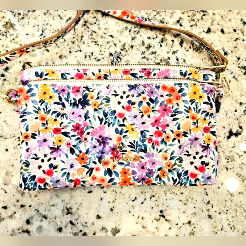 Nannete Lepore Floral Crossbody Bag